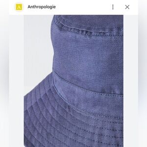 Anthropologie Bow-Tie Bucket Hat